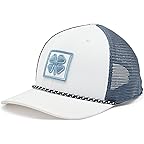 White/Navy Mesh