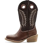 Brown Faux Leather Vamp