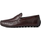 Dark Brown Embossed Leather