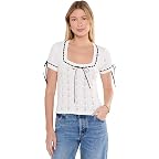 Ivory Knit with Black Trim