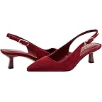 Dark Red Suede