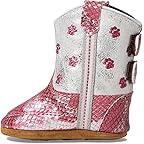 Pink Silver Snake Print Foot/White Shaft
