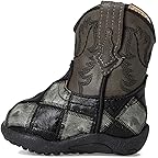 Black/Grey Faux Ostrich Patchwork Vamp