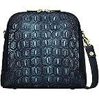 Croc Embossed Sapphire