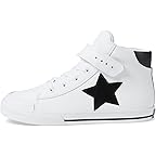White/Black Leather