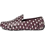 Burgundy Dots/Black